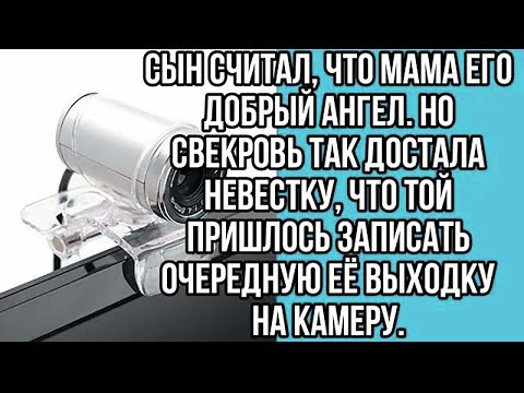 Видео: сын считал, что мама его добрый ангел. но свекровь так достала невестку, что той пришлось записать..
