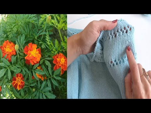 Видео: Летнее платье спицами. Пояснение. Дачные дела