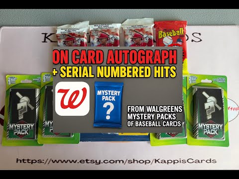 Видео: АВТОМАТИЧЕСКИЕ КАРТОЧКИ НА КАРТОЧКУ и многое другое из новых наборов Walgreens MJ Holdings Myster...