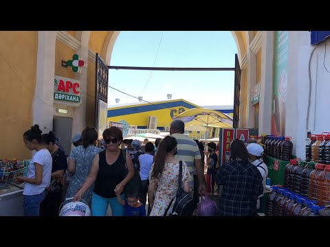 Видео: Актобе. 15.07.21г.Колхозный рынок, обнаглевшие таксисты. ул.Некрасова. Автовокзал в упадке.