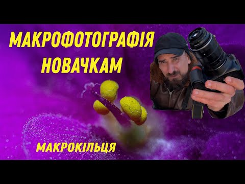 Видео: 6 урок фотографії: МАКРО і макрокільця. Фотошкола онлайн