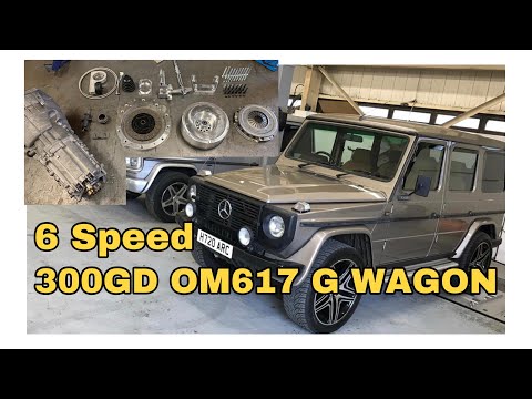 Видео: Комплект 6-ступенчатой ​​трансмиссии OM617 для универсала W460 G