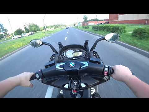 Видео: Bmw c650 sport. 30 градусов жары.