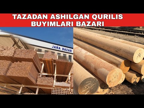 Видео: ЖАНА БАЗАР ТАЗАДАН АШЫЛГАН КУРЫЛЫС БУЙЫМЛАРЫ БАЗАРЫ.
