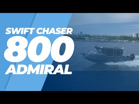 Видео: Алюминиевый катер SWIFT CHASER 800 ADMIRAL