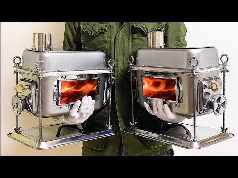 Видео: Дровяная печь без сварки для моих Subs - Самодельная дровяная печь для лагеря M-stove, часть-6