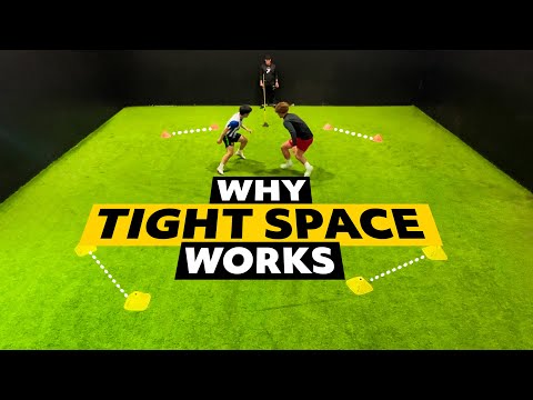 Видео: Тренировки на дриблинг, скорость и ловкость в ограниченном пространстве для футбола