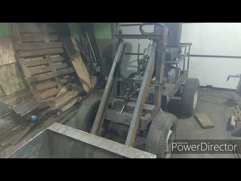 Видео: Самодельный мини погрузчик часть 6 быстросьем и ковш