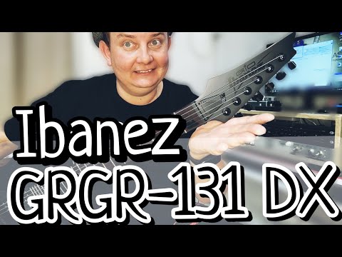 Видео: МЕТАЛЬНО -ЧЁРНАЯ, РЕВЕРСНАЯ, МАТОВАЯ / NEW IBANEZ GRGR 131 DX