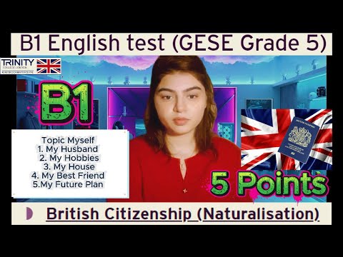 Видео: Тест по английскому языку B1 (GESE, 5 класс) | Британское гражданство SELT | Тринити-колледж Лонд...