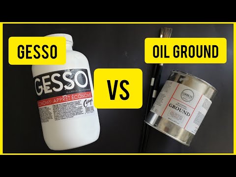 Видео: Грунт Gesso или масляный грунт | Что лучше?