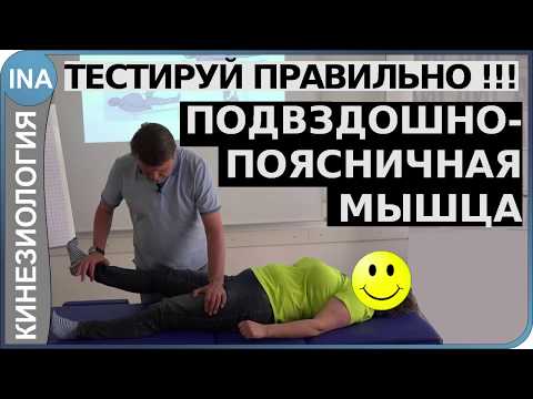 Видео: Мышечное тестирование. Подвздошно-поясничная мышца. Кинезиология. Германия