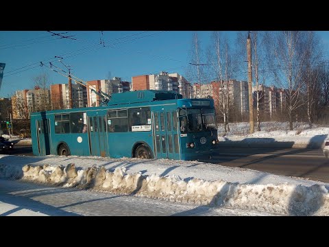 Видео: Троллейбус №3 (Смоленск). Киселёвка, 8-й мкр - НПО Аркада