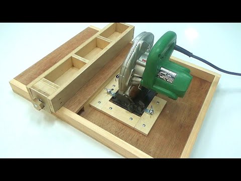 Видео: [DIY] Как сделать переносную настольную пилу Part.1 || Деревообработка || Бесплатные планы
