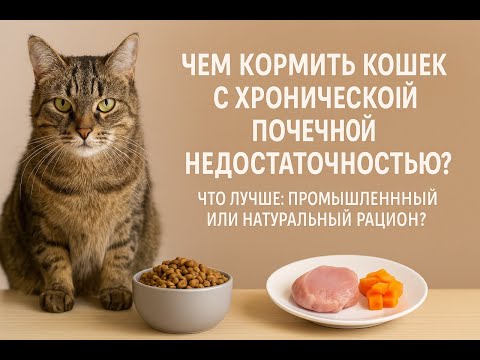 Видео: Чем кормить кошек при ХПН. Что лучше: промышленная или натуральная диета?