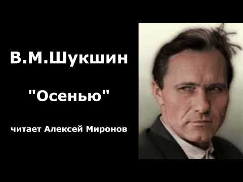 Видео: В.М. Шукшин. "Осенью"