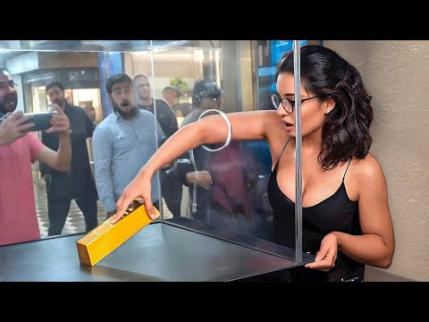 Видео: Если вытащишь золотой слиток, то можешь забрать его!