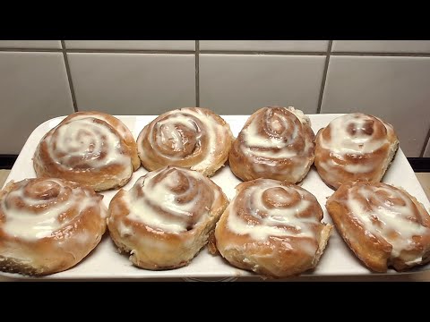 Видео: Mmm... Leckere Zimtschnecken/ Булочки с карицей " Синнабон "