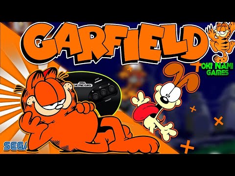Видео: Garfield: Caught in the Act [SEGA] Без Потери Жизни