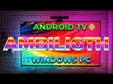 Видео: Ambient Ambilight подсветка для Android телевизора или PC