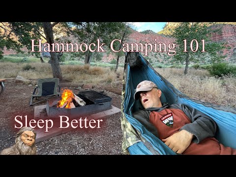 Видео: Основы кемпинга в гамаке | 5 советов для лучшего ночного сна в гамаке