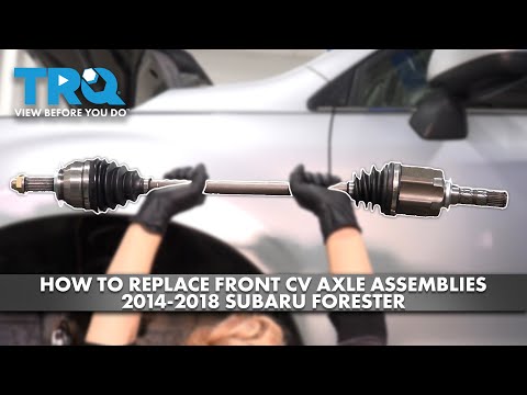 Видео: Как заменить передний мост CV в сборе на Subaru Forester 2014-2018