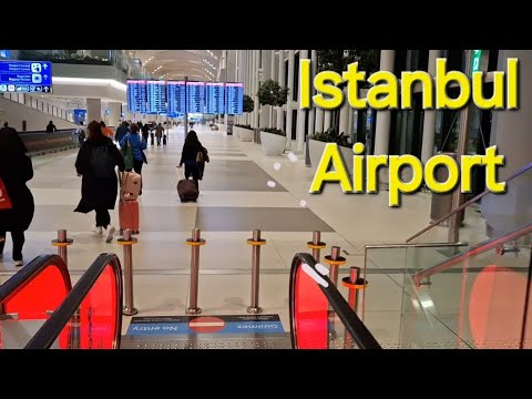 Видео: Аэропорт Стамбула / От зоны прилета до внутренних линий / Istanbul Airport / Turkey