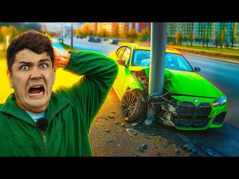 Видео: МОЯ новая BMW M4 разбилась об столб! Кто виноват в ДТП?