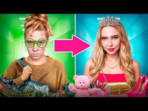 Видео: Из СТРАШИЛЫ в КОРОЛЕВУ КРАСОТЫ ЗА 24 ЧАСА !