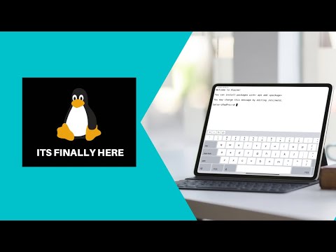 Видео: Как бесплатно запустить Linux на iPad (без джейлбрейка) | Программирование на iPad