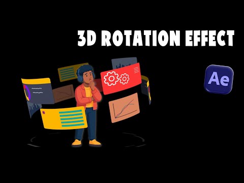 Видео: Эффект 3D-вращения в After Effects | Объяснение CC Cylinder | After Effects от новичка до професс...
