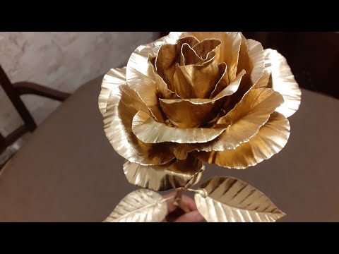 Видео: НОВЫЙ ПРОЕКТ 8 МАРТА, роза из металла.