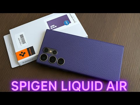 Видео: SPIGEN Liquid Air (deep purple) for SAMSUNG Galaxy S24 Ultra. Распаковка и обзор.
