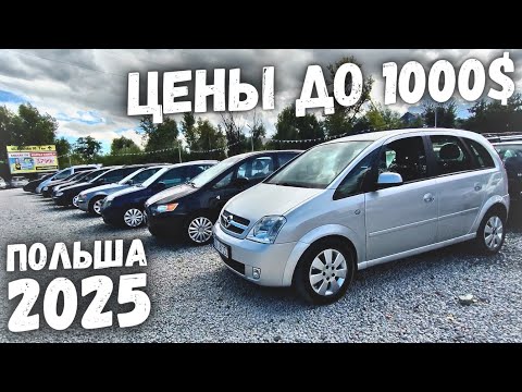 Видео: АВТОРЫНОК БЮДЖЕТНЫХ АВТО ДО 1000$ ПОЛЬША 2025 ЦЕНЫ НА АВТОМОБИЛИ В ПОЛЬШЕ, ОБВАЛ ЦЕН 2025