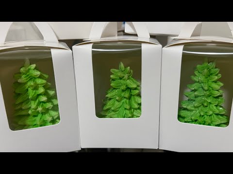 Видео: Новогодние зефирные елочки