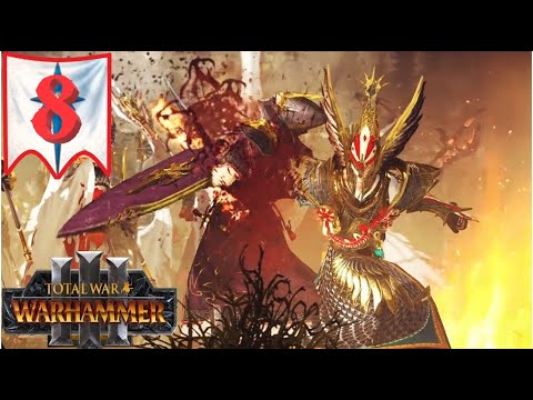 Видео: (SFO: Grimhammer III) Total War: Warhammer 3. # 8. Тирион. Сложность: "Легенда".