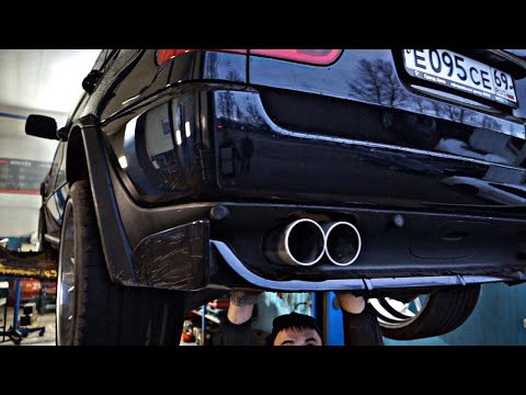 Видео: ПРИМЕРИЛ И ПОСЛУШАЛ НА BMW X5 ВЫХЛОП EISENMANN ЗА 150 000 РУБЛЕЙ! ВСКРЫЛ СТАРЫЕ КАТАЛИЗАТОРЫ!
