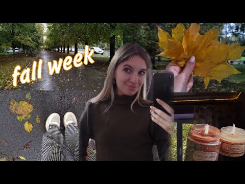 Видео: Октябрь 🍂 Уютный осенний влог 🧡 Гуляю в парке | Bubble Tea