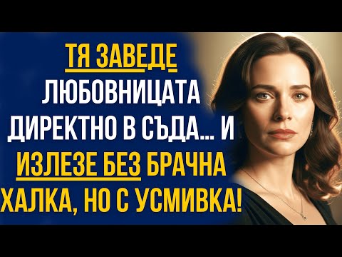 Видео: Тя заведе любовницата директно в съда… и излезе без брачна халка, но с усмивка!
