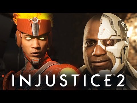 Видео: INJUSTICE 2 - СЮЖЕТКА - ФАЙРШТОРМ ПРОТИВ КИБОРГА! #4