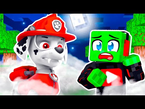 Видео: МАРШАЛ EXE ЩЕНЯЧИЙ ПАТРУЛЬ НАПАЛ НА МЕНЯ ЧТО СЛУЧИЛОСЬ в МАЙНКРАФТ