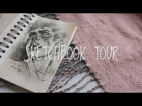 Видео: ОБЗОР СТРАННОГО СКЕТЧБУКА | SKETCHBOOK TOUR