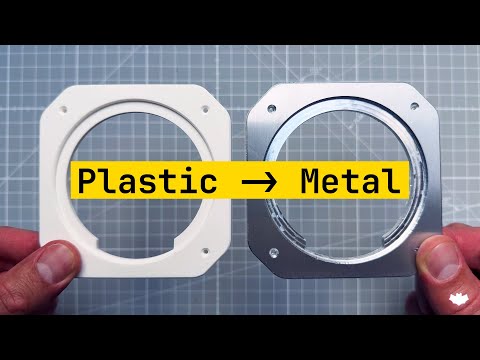 Видео: Пластик → Металл (с использованием Makera Carvera Air)