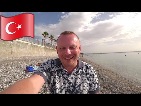 Видео: #5.Анталия. Релакс на пляже Коньяалты 😎 Выгодно поменял валюту 💵 Недорого поел в турецкой кебабной 🍔