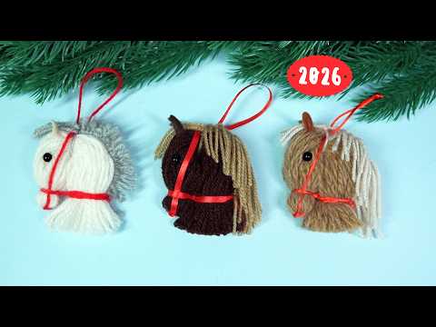 Видео: ✨ Символ года! 🐴 Как сделать маленькую лошадку за 5 минут!