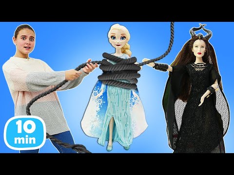 Видео: Свадьба Эльзы и отравленное яблоко 🍎👸 Сборник видео для девочек про игрушки Холодное сердце