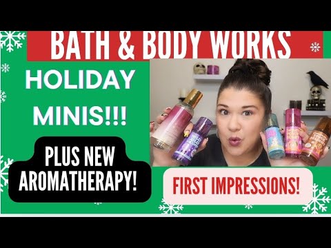 Видео: Bath & Body Works Holiday Gourmand Minis 🍬 | Попадание или провал? + Новая ароматерапия с аромато...