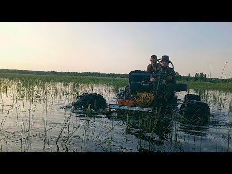 Видео: По затерянным болотам на самодельном вездеходе. #вездеход #болотоход #самоделка  #4х4