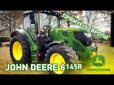 Видео: John Deere 6145 R 🔥 Трактор Джон Дир 190 к. с.  ✅ Технобаза 👍