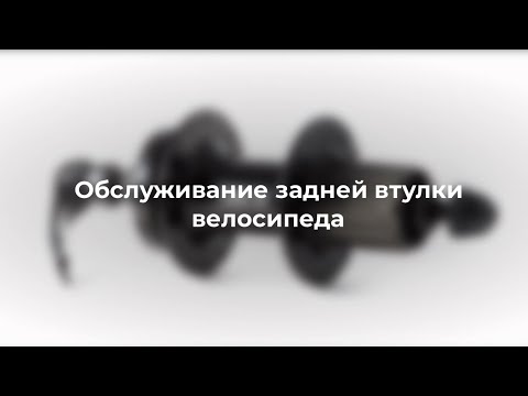 Видео: Обслуживание задней втулки велосипеда